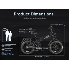 Електровелосипед Samebike RS-A02, чорний