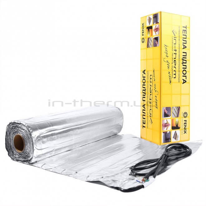 Теплый пол под ламинат Алюминиевый мат под ламинат In-Therm AFMAT 1,0 м кв./150 Вт