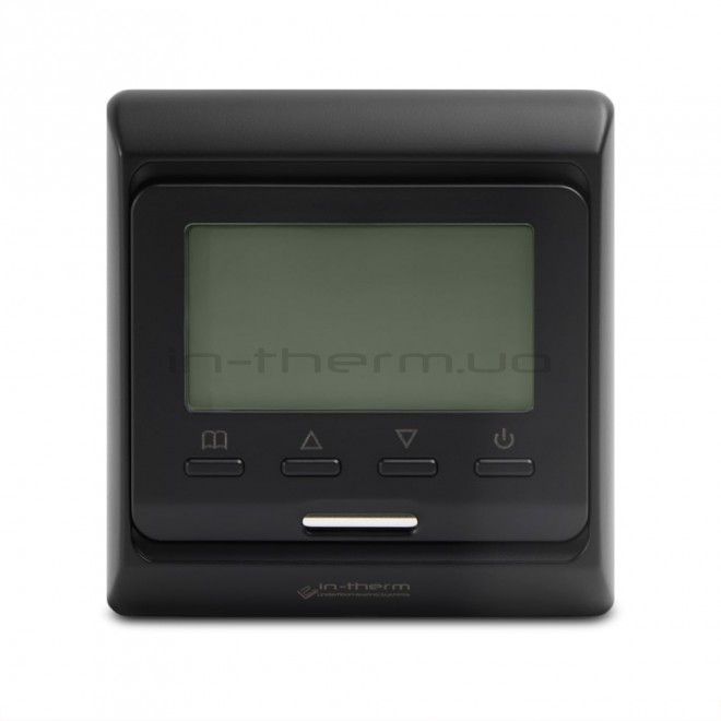 Программируемый терморегулятор для теплого пола In-Therm Е 51 BLACK