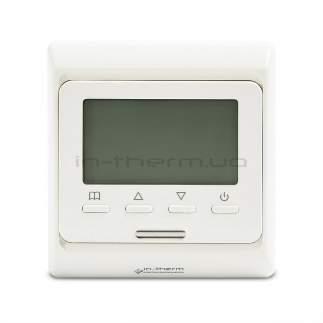 Программируемый терморегулятор для теплого пола In-Therm E 51 CREAM