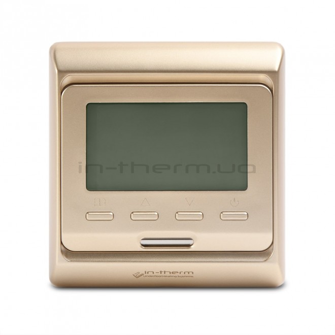 Программируемый терморегулятор для теплого пола In-Therm E 51 GOLD