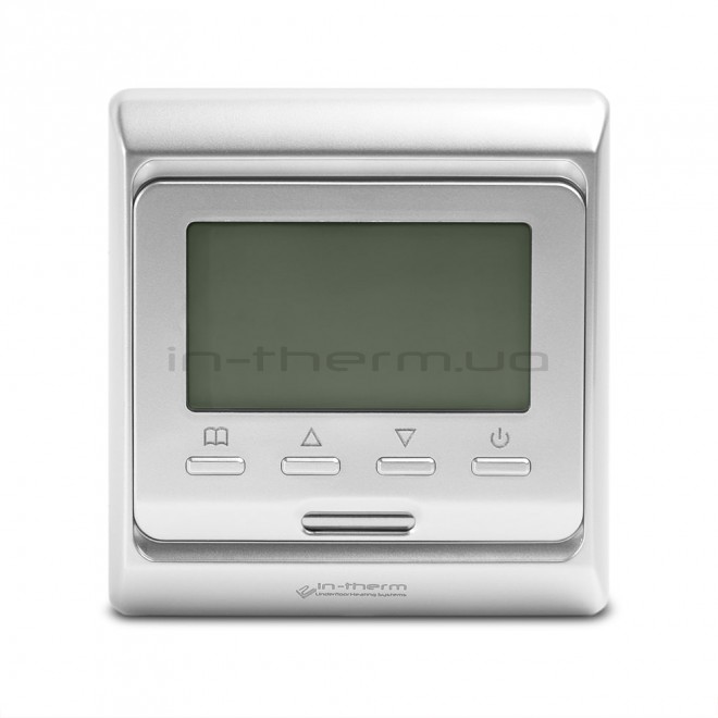 Программируемый терморегулятор для теплого пола In-Therm E 51 SILVER