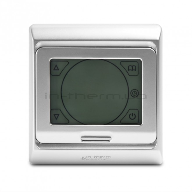 Программируемый терморегулятор для теплого пола In-Therm E 91 SILVER
